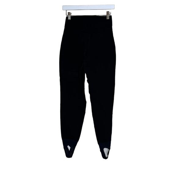 Vintage Schoeller Black Stirrup Ski Pants size 8 - Picture 3 of 11